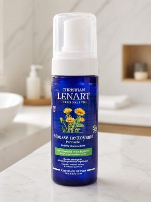 mousse nettoyante visage naturelle