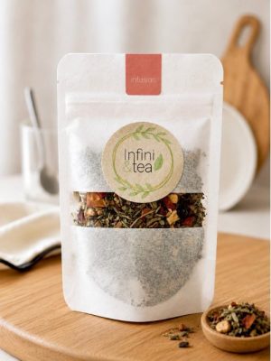 thé avec sachets à remplir