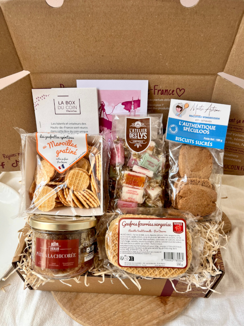 Box cadeau Bienvenue dans le Nord avec spécialités du Nord