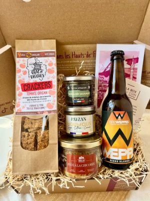 Box cadeau apéro avec produits du Nord