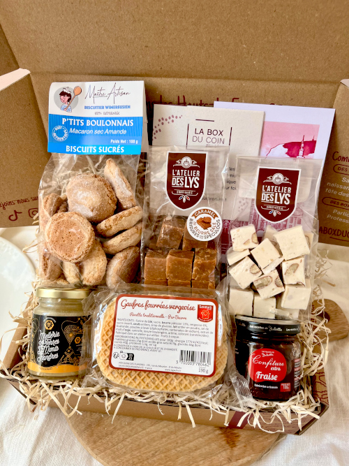 Box cadeau gourmande avec douceurs du Nord